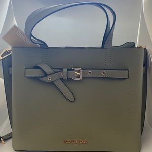 Michael KORS Satchel NWT; sage green
